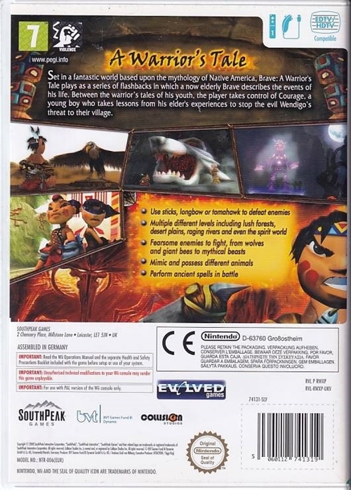 Brave A Warriors Tale - Wii (B Grade) (Genbrug)